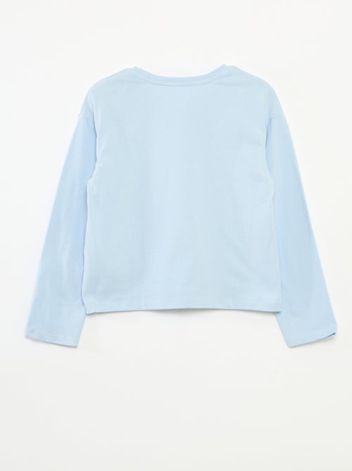 Camiseta estampada de manga larga - Kiabi Camiseta estampada de manga larga - Kiabi