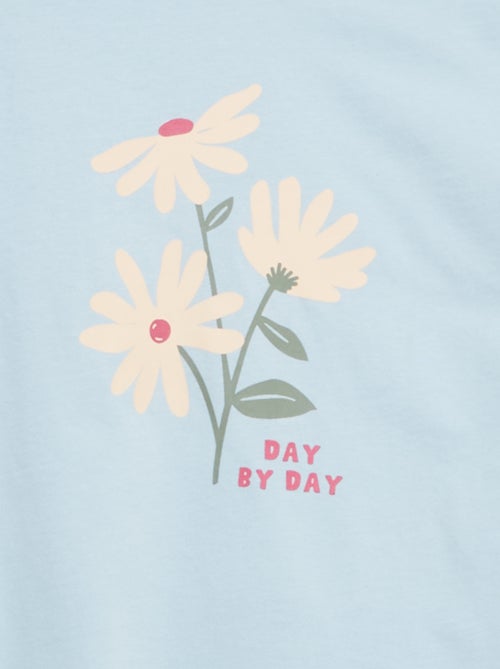 Camiseta estampada de manga larga - Kiabi