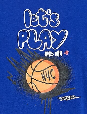 Camiseta estampada de manga larga