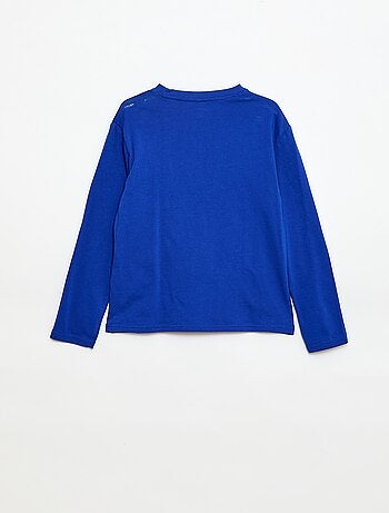 Camiseta estampada de manga larga