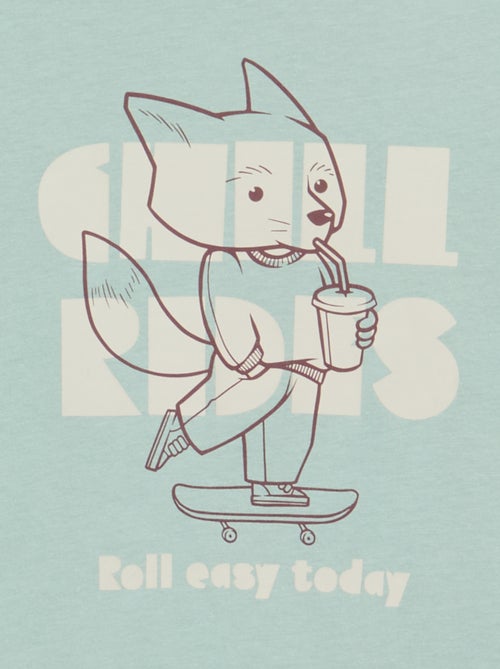 Camiseta estampada de manga larga - Kiabi