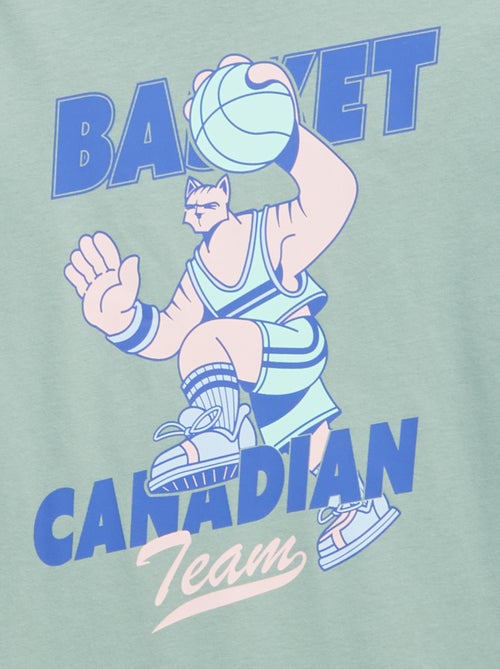Camiseta estampada de manga larga - Kiabi Camiseta estampada de manga larga - Kiabi