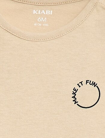 Camiseta estampada de manga larga