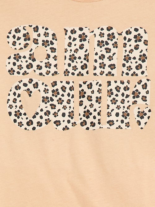 Camiseta estampada de manga larga - Kiabi