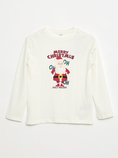 Camiseta estampada de manga larga - Kiabi