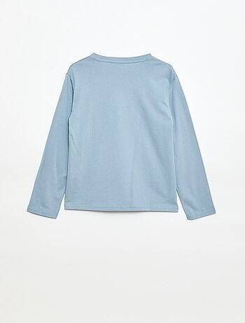 Camiseta estampada de manga larga