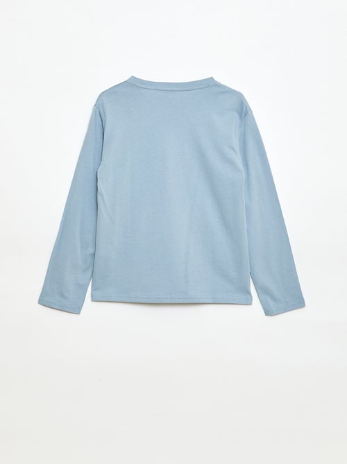 Camiseta estampada de manga larga - Kiabi