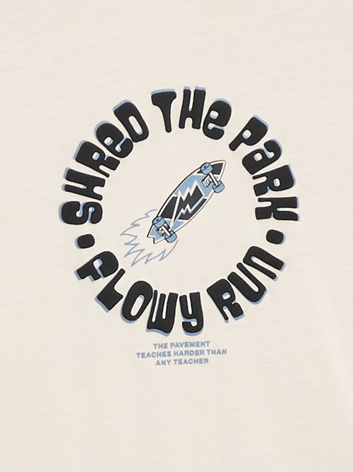 Camiseta estampada de manga larga - Kiabi