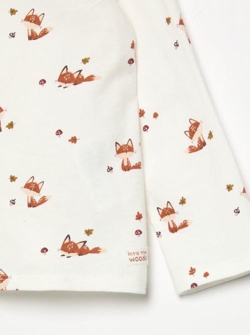 Camiseta estampada de manga larga - Kiabi