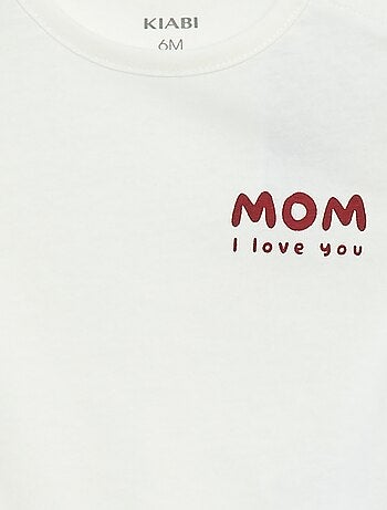 Camiseta estampada de manga larga