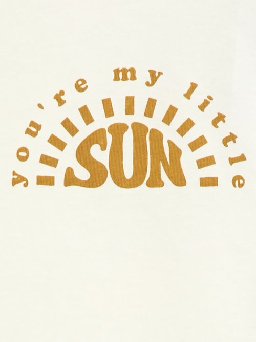 Camiseta estampada de manga larga - Kiabi