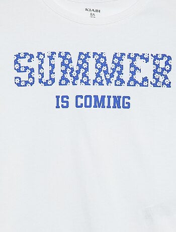 Camiseta estampada de manga larga