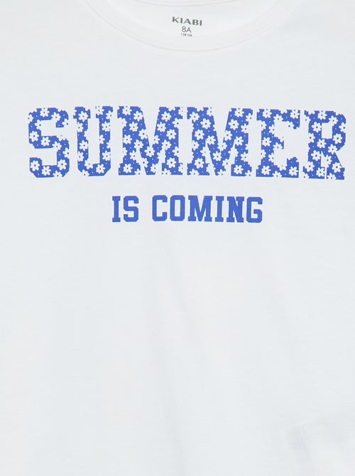 Camiseta estampada de manga larga - Kiabi