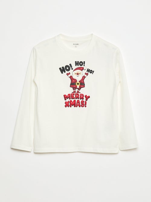 Camiseta estampada de manga larga - Kiabi