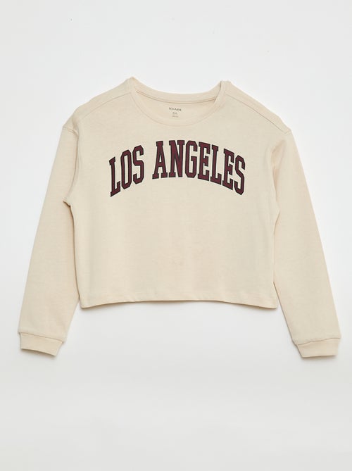 Camiseta estampada de manga larga - Kiabi