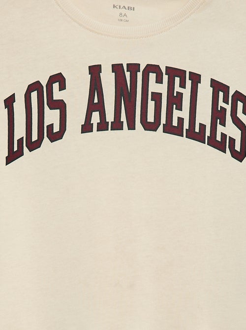 Camiseta estampada de manga larga - Kiabi