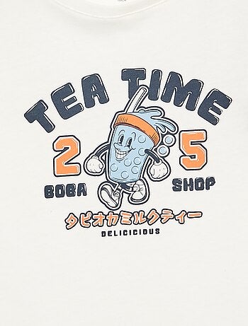 Camiseta estampada de manga larga