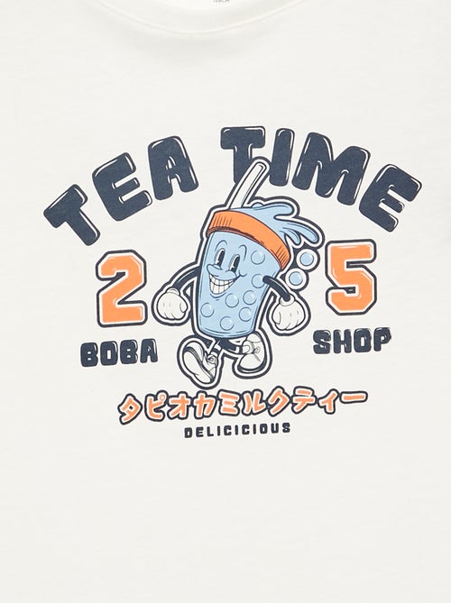 Camiseta estampada de manga larga - Kiabi Camiseta estampada de manga larga - Kiabi