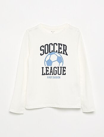Camiseta estampada de manga larga