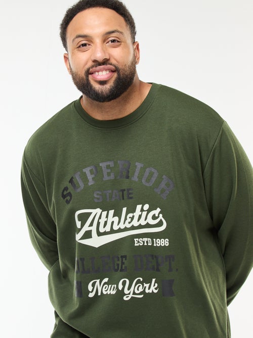 Camiseta estampada de manga larga - Kiabi