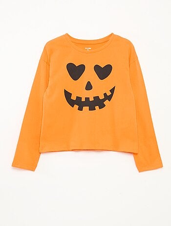 Camiseta estampada de manga larga