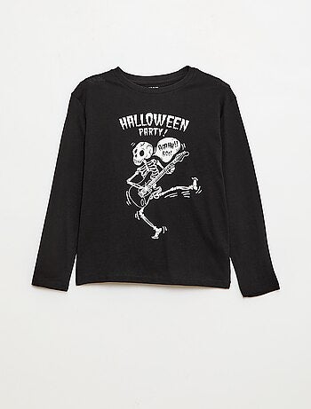 Camiseta estampada de manga larga