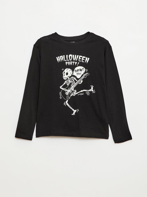 Camiseta estampada de manga larga - Kiabi