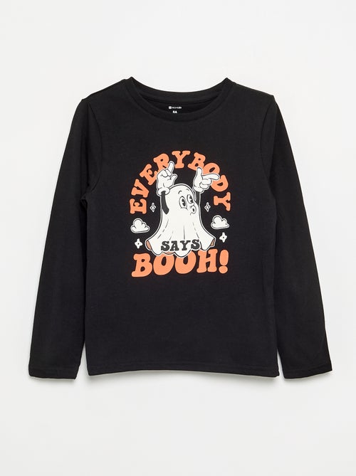 Camiseta estampada de manga larga - Kiabi