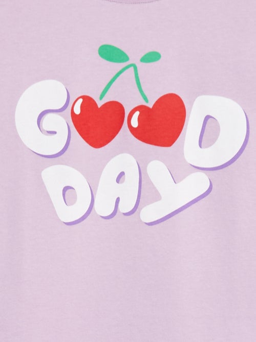 Camiseta estampada de manga larga - Kiabi