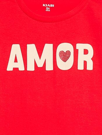 Camiseta estampada de manga larga