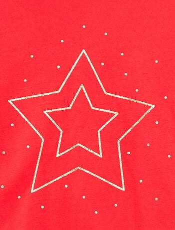 Camiseta estampada de manga larga