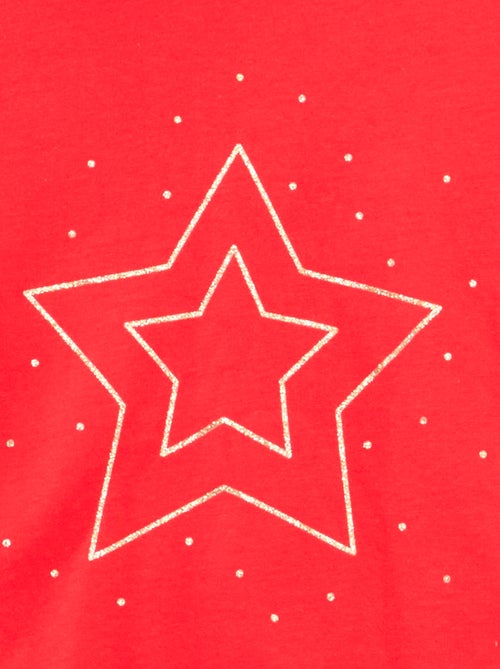 Camiseta estampada de manga larga - Kiabi