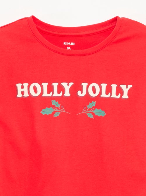 Camiseta estampada de manga larga - Kiabi Camiseta estampada de manga larga - Kiabi