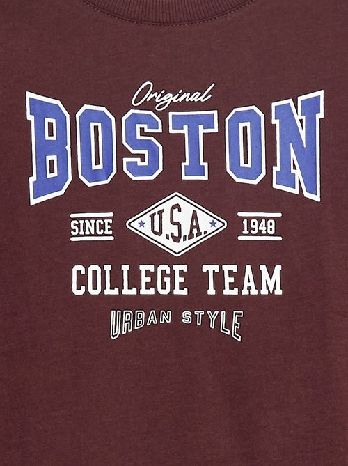 Camiseta estampada de manga larga - Kiabi