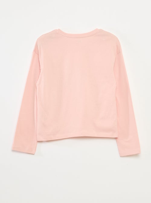 Camiseta estampada de manga larga - Kiabi