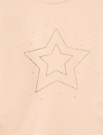 Camiseta estampada de manga larga