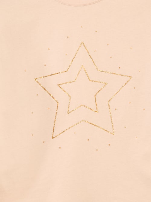 Camiseta estampada de manga larga - Kiabi Camiseta estampada de manga larga - Kiabi