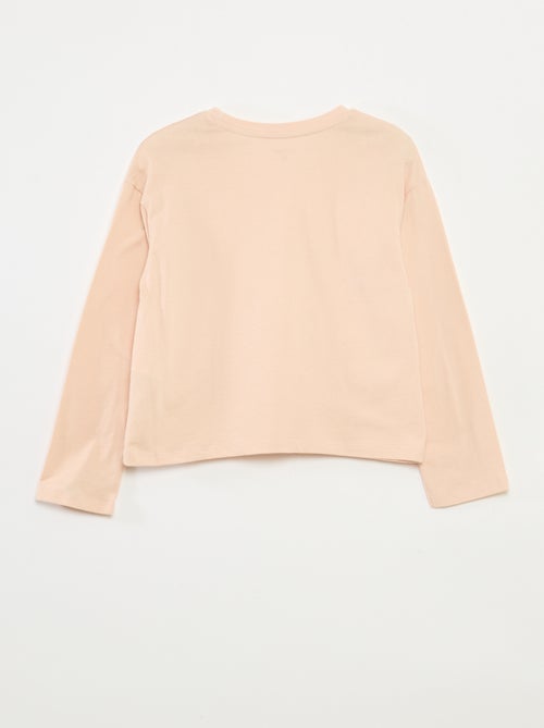 Camiseta estampada de manga larga - Kiabi Camiseta estampada de manga larga - Kiabi