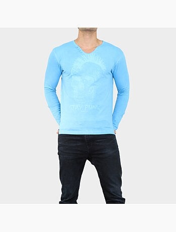 Camiseta estampada de manga larga