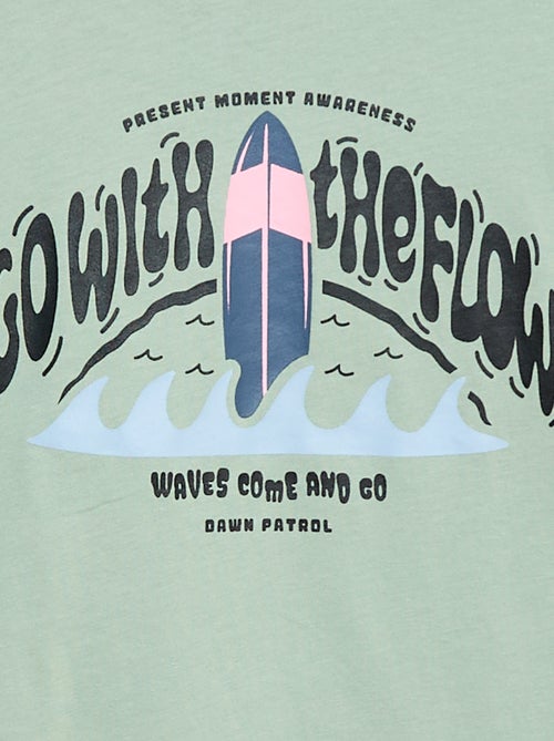 Camiseta estampada de manga larga - Kiabi