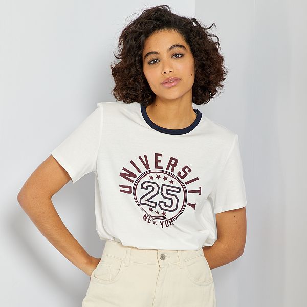 camiseta punto mujer