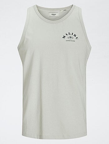 Camiseta estampada de tirantes 'Produkt'