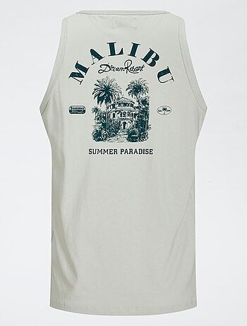 Camiseta estampada de tirantes 'Produkt'