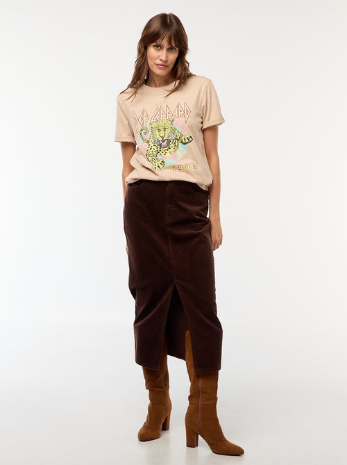 Camiseta estampada 'Def Leppard' - Kiabi