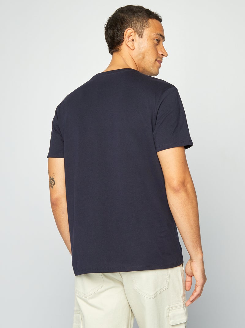 Camiseta estampada Día del Padre AZUL - Kiabi