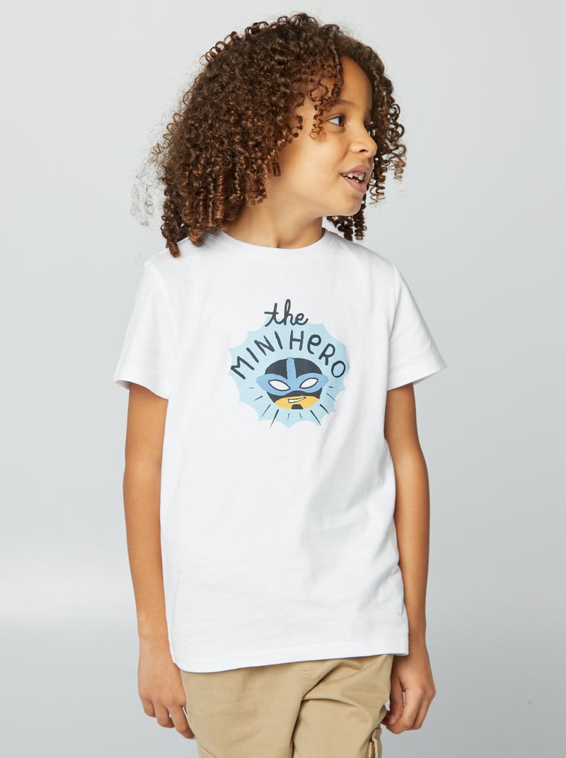 Camiseta estampada Día del Padre BLANCO - Kiabi