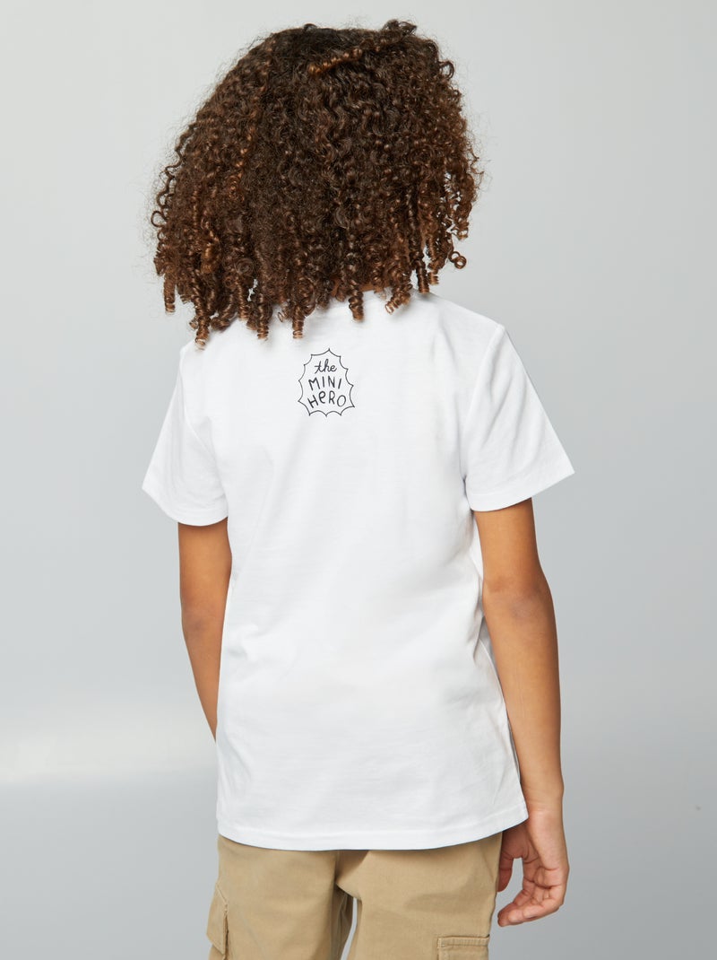 Camiseta estampada Día del Padre BLANCO - Kiabi