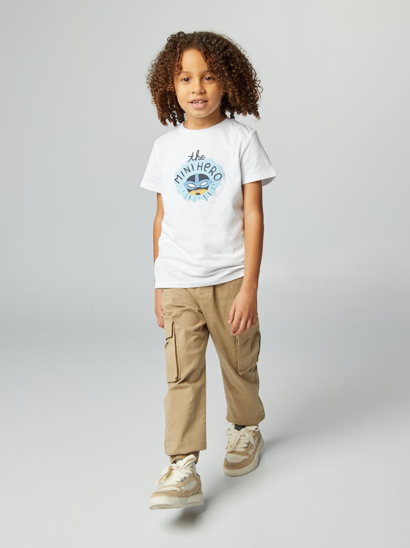 Camiseta estampada Día del Padre BLANCO - Kiabi