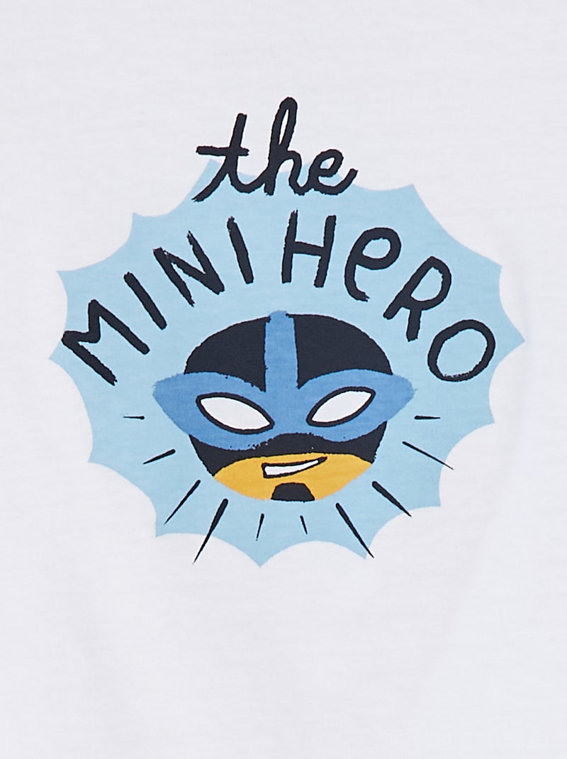 Camiseta estampada Día del Padre BLANCO - Kiabi
