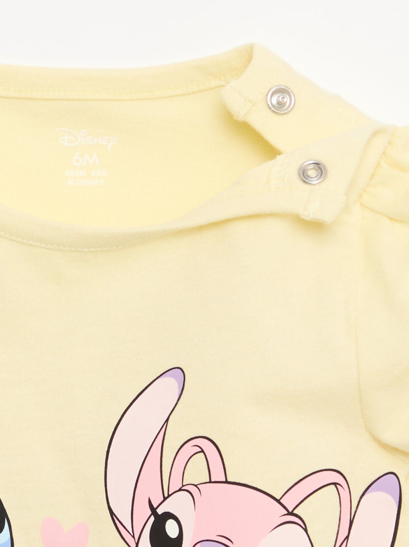 Camiseta estampada 'Disney' Amarillo - Kiabi